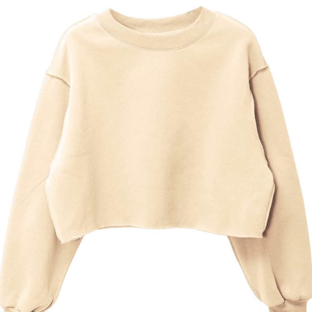 Cropped sweatshirt